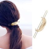 BOHO Hair Clip Geometric Feather Bun Cuff Leaf Star X Shape Hair Sticks Cute Cat Hairpin Headwear Hair Accessories Trendy Gift daiiibabyyy