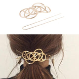 BOHO Hair Clip Geometric Feather Bun Cuff Leaf Star X Shape Hair Sticks Cute Cat Hairpin Headwear Hair Accessories Trendy Gift daiiibabyyy