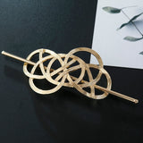 BOHO Hair Clip Geometric Feather Bun Cuff Leaf Star X Shape Hair Sticks Cute Cat Hairpin Headwear Hair Accessories Trendy Gift daiiibabyyy