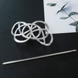 BOHO Hair Clip Geometric Feather Bun Cuff Leaf Star X Shape Hair Sticks Cute Cat Hairpin Headwear Hair Accessories Trendy Gift daiiibabyyy