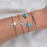 5pcs/lot Bohemian Mixed Golden Shell Starfish Bracelet Women Summer Beach Casual Jewelry Accessories Friendship Gift daiiibabyyy