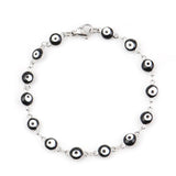 Beautiful 304 Stainless Steel Bracelets For Women Turkish eye Multicolor Evil Eye Bracelets Enamel Jewelry Gifts brace, 1 Piece daiiibabyyy
