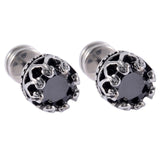 2pcs Stainless Steel Ear Studs Ear Tragus Helix Cartilage Lobe Man Women Fashion Punk Gothic Earrings Body Piercing Jewelry 16g daiiibabyyy