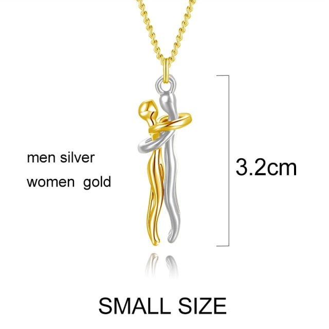 2Pcs Minimalist Lovers Matching Friendship Spaceman Astronaut Pendant Magnetic Distance Couple Necklace Jewelry Anniversary Gift daiiibabyyy