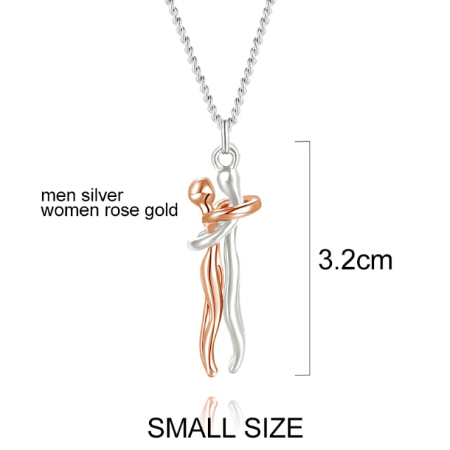 2Pcs Minimalist Lovers Matching Friendship Spaceman Astronaut Pendant Magnetic Distance Couple Necklace Jewelry Anniversary Gift daiiibabyyy
