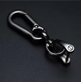 Anti-lost Key Chains Stainless Steel Car Keychain Holder Phone Number Card Keyring For Party Gift Fashion Jewelry Accessories daiiibabyyy