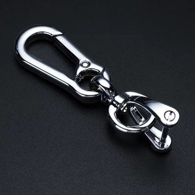 Anti-lost Key Chains Stainless Steel Car Keychain Holder Phone Number Card Keyring For Party Gift Fashion Jewelry Accessories daiiibabyyy