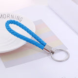 Anti-lost Key Chains Stainless Steel Car Keychain Holder Phone Number Card Keyring For Party Gift Fashion Jewelry Accessories daiiibabyyy