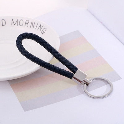 Anti-lost Key Chains Stainless Steel Car Keychain Holder Phone Number Card Keyring For Party Gift Fashion Jewelry Accessories daiiibabyyy