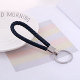 Anti-lost Key Chains Stainless Steel Car Keychain Holder Phone Number Card Keyring For Party Gift Fashion Jewelry Accessories daiiibabyyy