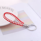 Anti-lost Key Chains Stainless Steel Car Keychain Holder Phone Number Card Keyring For Party Gift Fashion Jewelry Accessories daiiibabyyy