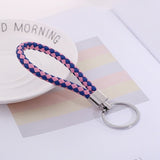 Anti-lost Key Chains Stainless Steel Car Keychain Holder Phone Number Card Keyring For Party Gift Fashion Jewelry Accessories daiiibabyyy