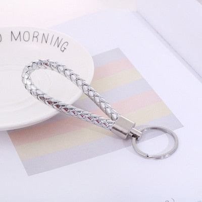 Anti-lost Key Chains Stainless Steel Car Keychain Holder Phone Number Card Keyring For Party Gift Fashion Jewelry Accessories daiiibabyyy