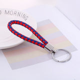 Anti-lost Key Chains Stainless Steel Car Keychain Holder Phone Number Card Keyring For Party Gift Fashion Jewelry Accessories daiiibabyyy