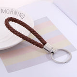 Anti-lost Key Chains Stainless Steel Car Keychain Holder Phone Number Card Keyring For Party Gift Fashion Jewelry Accessories daiiibabyyy