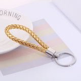 Anti-lost Key Chains Stainless Steel Car Keychain Holder Phone Number Card Keyring For Party Gift Fashion Jewelry Accessories daiiibabyyy