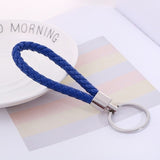 Anti-lost Key Chains Stainless Steel Car Keychain Holder Phone Number Card Keyring For Party Gift Fashion Jewelry Accessories daiiibabyyy