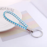 Anti-lost Key Chains Stainless Steel Car Keychain Holder Phone Number Card Keyring For Party Gift Fashion Jewelry Accessories daiiibabyyy