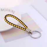 Anti-lost Key Chains Stainless Steel Car Keychain Holder Phone Number Card Keyring For Party Gift Fashion Jewelry Accessories daiiibabyyy