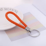 Anti-lost Key Chains Stainless Steel Car Keychain Holder Phone Number Card Keyring For Party Gift Fashion Jewelry Accessories daiiibabyyy