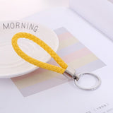 Anti-lost Key Chains Stainless Steel Car Keychain Holder Phone Number Card Keyring For Party Gift Fashion Jewelry Accessories daiiibabyyy