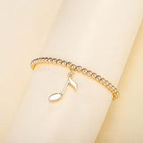 3pcs/set 4MM 5MM 6MM Beads Bracelets for Women Gold Silvery CCB Beaded Handmade Bracelet Fashion Jewelry Gift 2021 daiiibabyyy