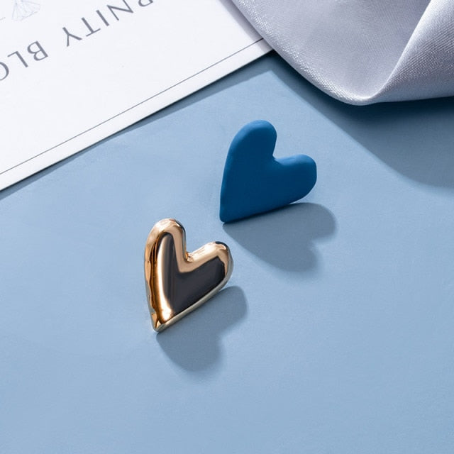 BLINLA 2021 New Korean Blue Geometric Acrylic Earrings for Women Fashion Bohemian Round Drop Earrings Party Brincos Jewelry Giuy daiiibabyyy