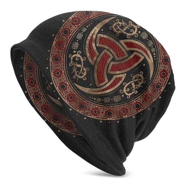 Bonnet Hats Vikings Ragnar Lothbrok Men Women's Knitting Hat Tree Of With Triquetra Winter Warm Cap Street Skullies Beanies Caps daiiibabyyy