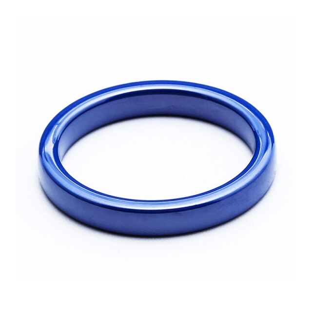 3mm Blue Pink  Black White Thin Ceramic Rings For Women Jewelry Minimalist Simple Smooth Shiny Size 6 7 8 9 No Fade daiiibabyyy