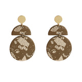 AENSOA 2021 New Korea Fashion Metal Ploymer Clay Long Dangle Drop Earrings for Women Unique Design Geometric Earrings Jewelry daiiibabyyy