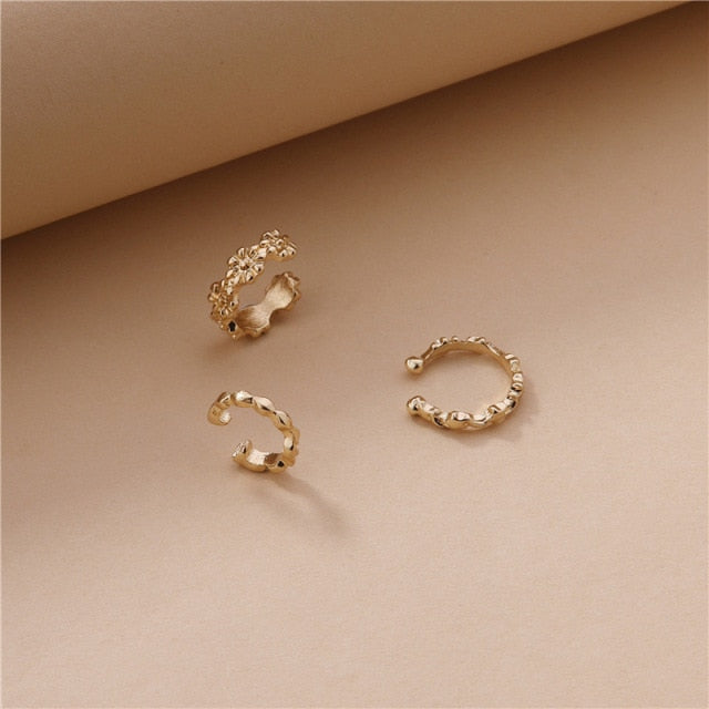 5Pair Fashion Round Twist Copper Small Hoop Earrings Set for Women Simple Gold CZ Crystal Long Chain Earring Jewelry 2021 New daiiibabyyy