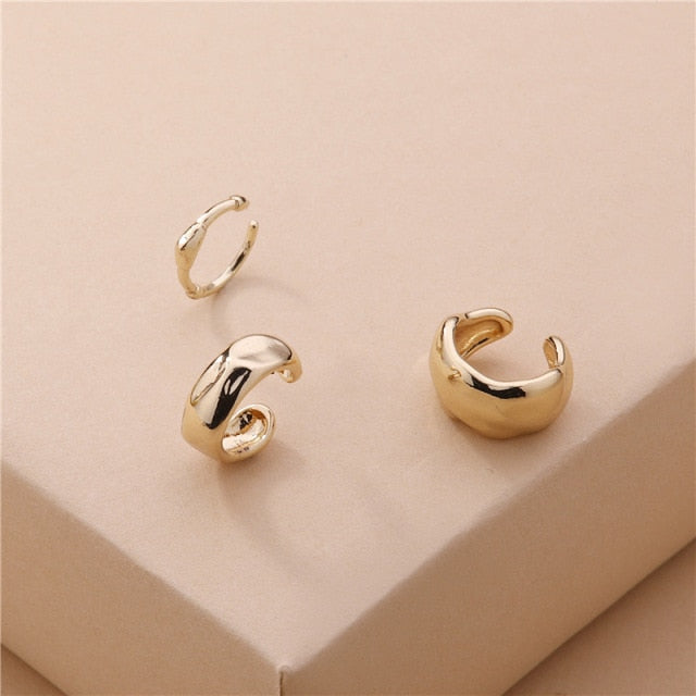5Pair Fashion Round Twist Copper Small Hoop Earrings Set for Women Simple Gold CZ Crystal Long Chain Earring Jewelry 2021 New daiiibabyyy