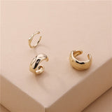 5Pair Fashion Round Twist Copper Small Hoop Earrings Set for Women Simple Gold CZ Crystal Long Chain Earring Jewelry 2021 New daiiibabyyy