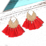 Bohemia Korean Big Tassel Earrings for Women Geometric Statement Earring Jewelry Gift Orecchini Pendientes Mujer Weekend Party daiiibabyyy