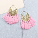 Bohemia Korean Big Tassel Earrings for Women Geometric Statement Earring Jewelry Gift Orecchini Pendientes Mujer Weekend Party daiiibabyyy