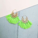 Bohemia Korean Big Tassel Earrings for Women Geometric Statement Earring Jewelry Gift Orecchini Pendientes Mujer Weekend Party daiiibabyyy
