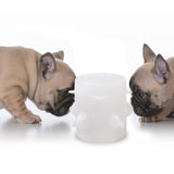 600ML Puppies Feeder Nipples Multi Milk Feeding Station Pet Dog Cat Newborn Doggie Kittens Nursing Bubble Milk Bowl Silicone daiiibabyyy