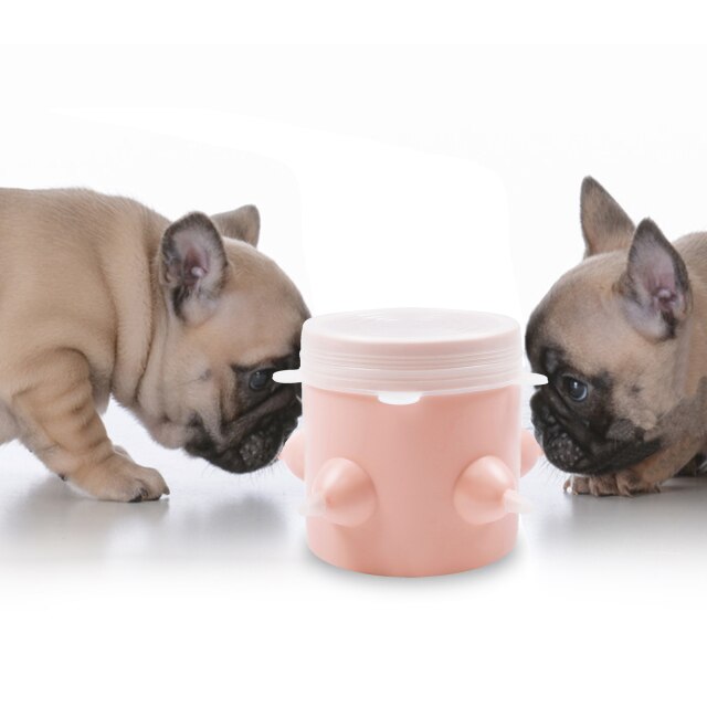 600ML Puppies Feeder Nipples Multi Milk Feeding Station Pet Dog Cat Newborn Doggie Kittens Nursing Bubble Milk Bowl Silicone daiiibabyyy