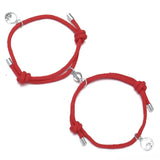2pcs Couple Magnet Attract Lover Couple Bracelet Gift For Men Women Best Friend Rope Charm Bracelets Personality Jewelry daiiibabyyy