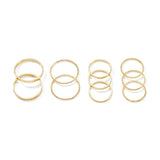 4pcs/set Opening Ring Set  Metal Adjustable Initials Geometry Alphabet Female Creative Finger Punk Rings Gothic Party Jewelry daiiibabyyy