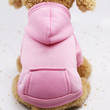 Solid Dog Hoodies Pet Clothes for Small Dogs Puppy Coat Jackets Sweatshirt for Chihuahua Doggie Cat Costume Cotton Pet Outfits daiiibabyyy