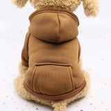 Solid Dog Hoodies Pet Clothes for Small Dogs Puppy Coat Jackets Sweatshirt for Chihuahua Doggie Cat Costume Cotton Pet Outfits daiiibabyyy