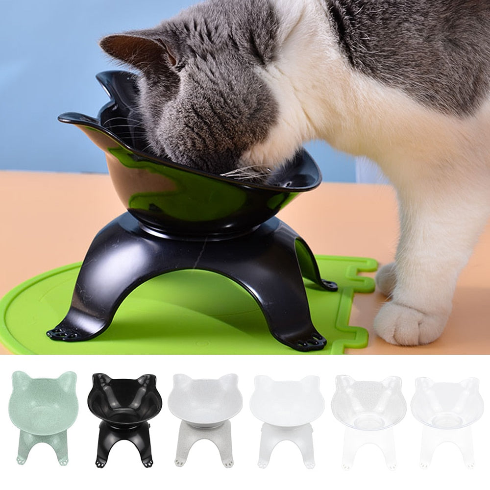 Cat Bowl Pet Dog Cat Slow Feed Anti-Choking  Protect Spine Water Food Bowl Protection Care Bowl Durable Multifunctional Bowl daiiibabyyy