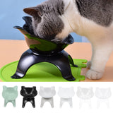 Cat Bowl Pet Dog Cat Slow Feed Anti-Choking  Protect Spine Water Food Bowl Protection Care Bowl Durable Multifunctional Bowl daiiibabyyy