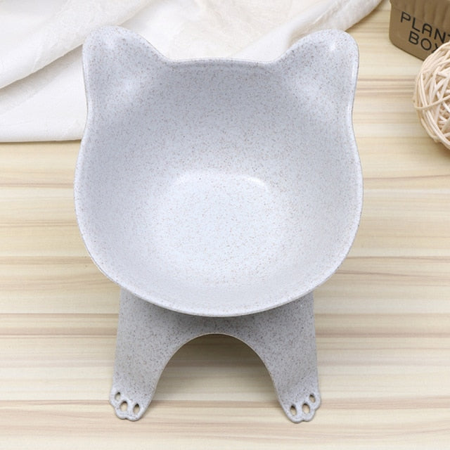 Cat Bowl Pet Dog Cat Slow Feed Anti-Choking  Protect Spine Water Food Bowl Protection Care Bowl Durable Multifunctional Bowl daiiibabyyy