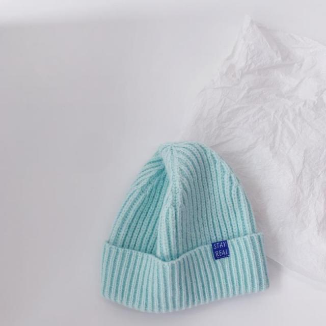 Autumn Winter Solid Color Baby Knitted Hats Kids Girls Boys Beanies Caps Warm Soft Casual Hats for Children daiiibabyyy