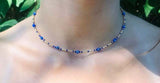 Beaded Chokers,Danity Choker, Trendy Jewelry, Beach Vibe, Choker, Bohemian Jewelry, Evil Eye Protection, daiiibabyyy