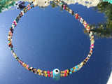 Beaded Chokers,Danity Choker, Trendy Jewelry, Beach Vibe, Choker, Bohemian Jewelry, Evil Eye Protection, daiiibabyyy