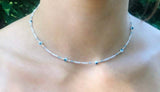 Beaded Chokers,Danity Choker, Trendy Jewelry, Beach Vibe, Choker, Bohemian Jewelry, Evil Eye Protection, daiiibabyyy
