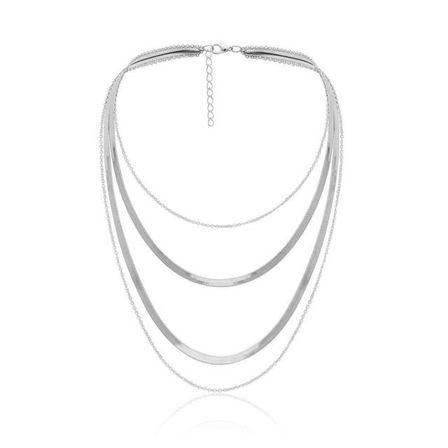 Boho Multilayer Stainless Steel Snake Chain Portrait Engraved Coin Butterfly Pendant Thick Clavicle Necklaces Set Girl Jewelry daiiibabyyy